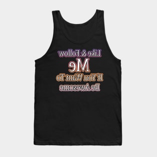 Follow Me Streamer Peach Tank Top